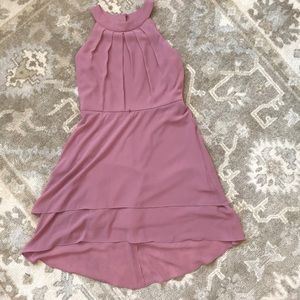 Dusty rose girls dress